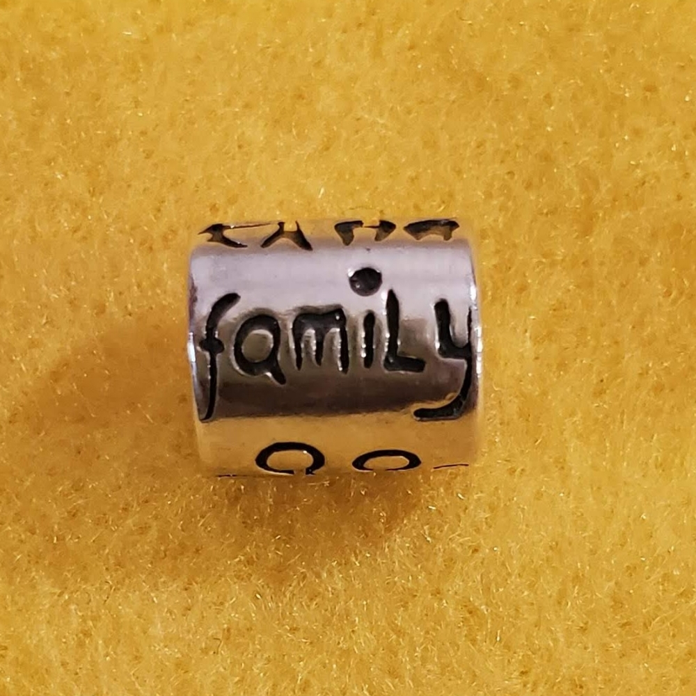 👨‍👩‍👧‍👦 Soufeel "Family" Charm 925 Sterling Silver fits Pandora Bracelets